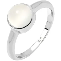 Elli Trend Bandring Mondstein Edelstein 925 Silber Ringe   Damen 