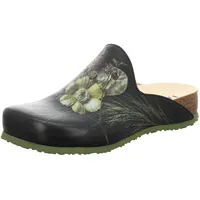 THINK! Damen Julia nachhaltige Pantolette Clog Hausschuhe, 9000 SCHWARZ, 42 EU