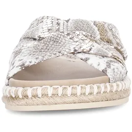 Gabor Pantolette GABOR, Damen, Gr. 40, beige (grün), Schuhe Pantolette