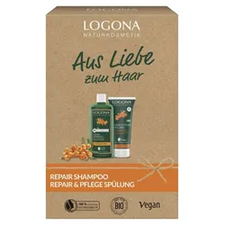 Logona Repair Shampoo & Spülung Geschenkset