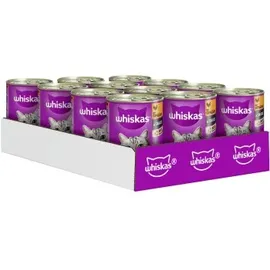 Whiskas 1+ Geflügel in Sauce 12 x 400 g