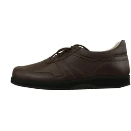 Natural Feet Schnürschuh NATURAL FEET "Karsten XL", Herren, Gr. 42, braun (dunkelbraun), Leder, Synthetik, Schuhe Schnürschuh, mit Stretchmaterial