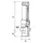 Riegler Sicherheitsventil DN 10 G 1/2 Ansprechdruck 4,5 bar