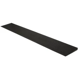 TSGPS Rampe aus Gummi Auffahrrampe Bordsteinrampe Rollstuhlrampe Auffahrkeil Türschwellenrampe Schwellenrampe Auffahrhilfe Stufenrampe Höhe von 15 mm Kingpower - Schwarz