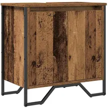 vidaXL Badezimmerschrank, Altes Holz 60x35x50 cm