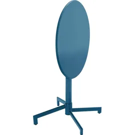 Oviala Palavas Gartenstuhl 2 St. 59 x 59 x 108 cm blau