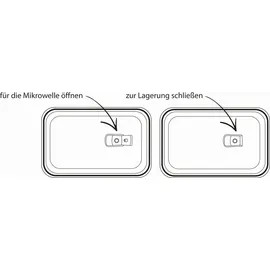 Steuber 2er-Set: Vorratsdose in farblos | Gr.: onesize