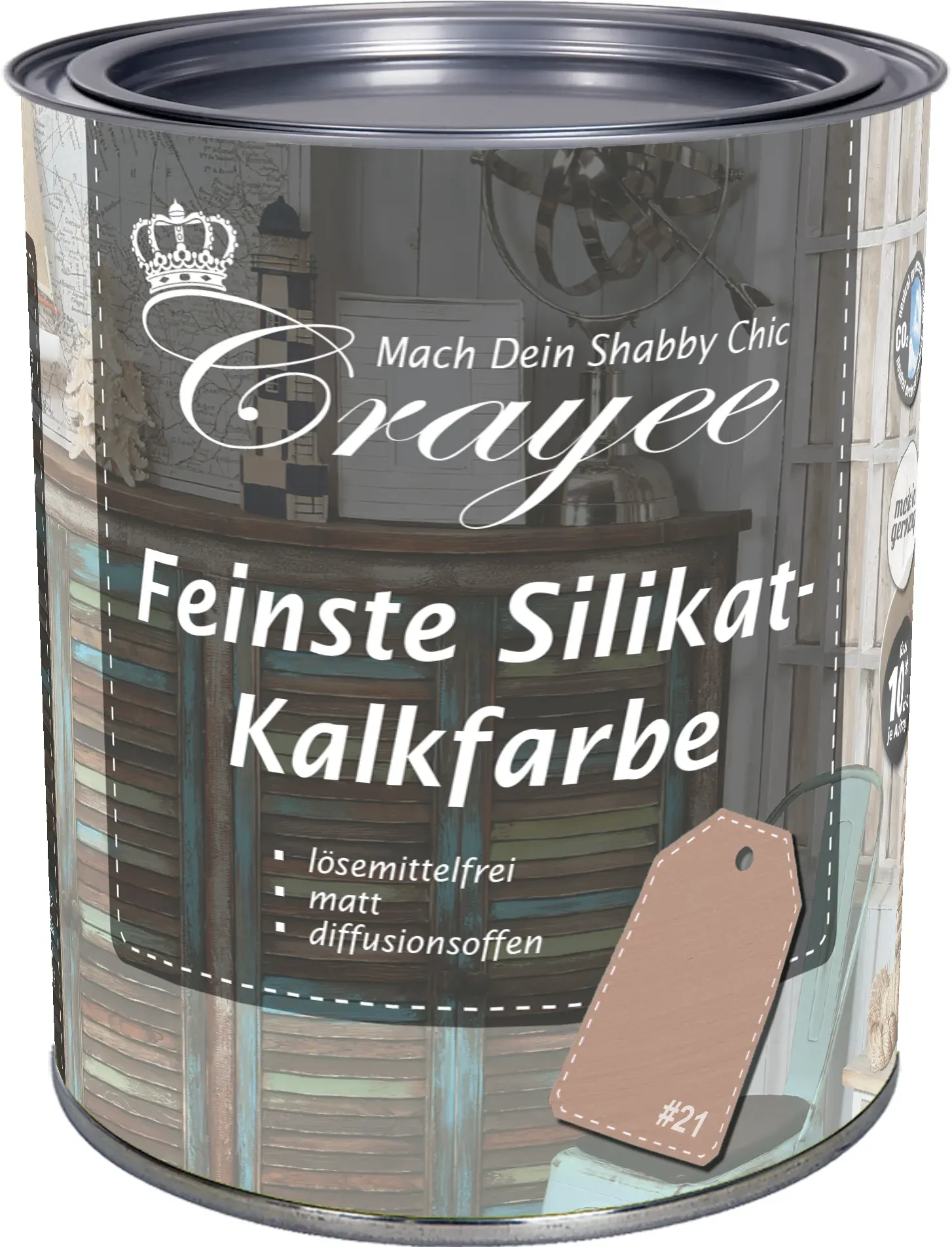 Crayee Silikat-Kalkfarbe Trend 21  2,5 l