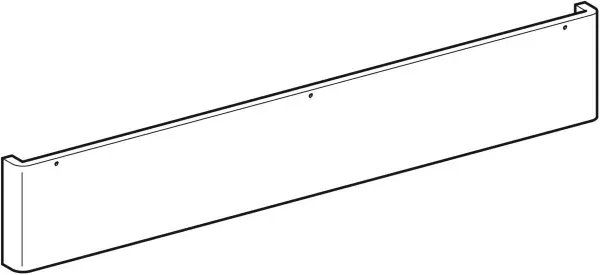 Geberit Schubladenfront für myDay US für DWT Ausschnitt re, Breite 115 cm, weiß ...
