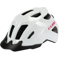 Cube Fink Junior Mtb-helm - White / Pink -
