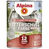 Alpina Wetterschutzfarbe 2,5 L steingrau