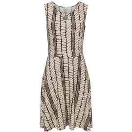 LASCANA Jerseykleid Shirtkleid Beige/Braun 46