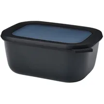 Mepal Cirqula rechteckig nordic black 1,5 l