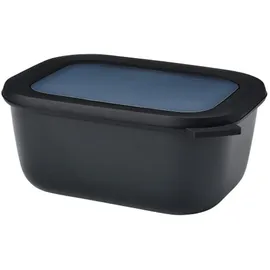 Mepal Cirqula rechteckig nordic black 1,5 l
