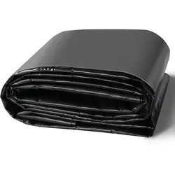 VEVOR Teichfolie 3 x 3,9 m Schwimmteichfolie 0,5 mm Fischteichfolie LLDPE Gartenpoolmembran Dichtungsfolie Gartenteich Folie Geeignet für Fischteiche Wasserfälle künstliche Seen Aquakulturfarmen