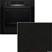 Bosch Herdset Backofen Dampffunktion + Induktionskochfeld autark 60 cm