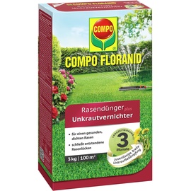 Compo Floranid Rasendünger plus Unkrautvernichter 3 kg