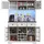 Okwish Buffet 120 x 40 x 180 cm Weiß