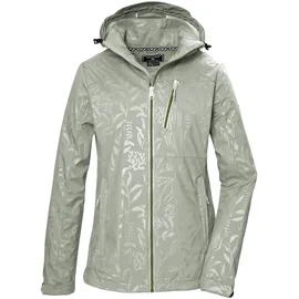 KILLTEC KOS 122 WMN SFTSHLL JCKT FLORAL, in Grün2046 | Gr.: 38