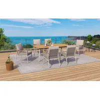 Garden Pleasure Tulum Set 7-tlg. Beige