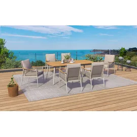 Garden Pleasure Tulum Set 7-tlg. Beige