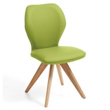 Niehoff Sitzmöbel Colorado Trend-Line Design-Stuhl Gestell Wildeiche - Leder Napoli apple