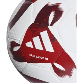 adidas Tiro League Thermally Bonded Ball White / Team Colleg Burgundy / Team Collegiate Red 5    