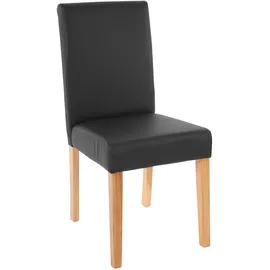 MCW Esszimmerstuhl Littau Kunstleder schwarz matt 6er Set
