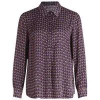 Betty Barclay Damen Longbluse Langarm Purple/Brown,46 - 46