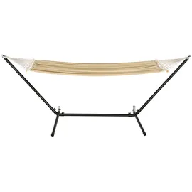 [en.casa] Hängematte Surte 200 x 100 cm Beige