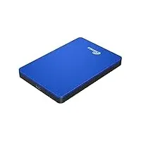 Sonnics 1TB Blau Externe tragbare Festplatte Typ C USB 3.1 kompatibel mit Windows-PC, Mac, Smart TV, Xbox One/Series X und PS4/PS5