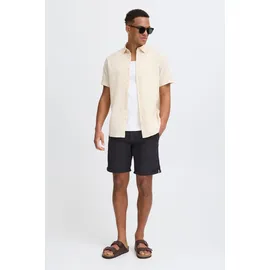 !Solid Shorts SOLID "Shorts SDLoras", Herren, Gr. XXL, N-Gr, schwarz, Obermaterial: 55% Leinen LI. 45% Baumwolle CO., Hosen Shorts