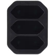 Kopp Adapter 3-fach Schwarz 10 St.