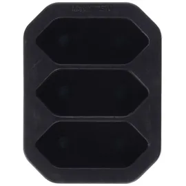 Kopp Adapter 3-fach Schwarz 10 St.