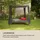 Blumfeldt Senator Lounge Doppel Sonnenliege 205 x 188 x 208 cm Grau