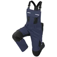Qualitex HIGH QUALITY WORKWEAR Latzhose IND navy blazer/black beauty