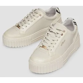 s.Oliver Sneaker mit Plateau-Sohle und Leo-Detail