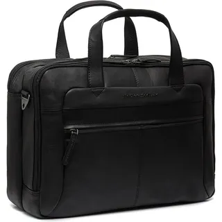The Chesterfield Brand Wax Pull Up Aktentasche Leder 44 cm Laptopfach schwarz
