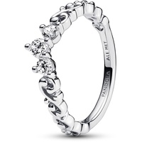 Pandora Moments Königlicher Wirbel Diadem-Ring in der Farbe Silber aus Sterling-Silber in der Größe 50,
