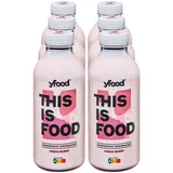 YFood Drink Fresh Berry 500 ml, 6er Pack