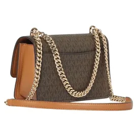 Michael Kors Claire Schultertasche Kunstleder Brown