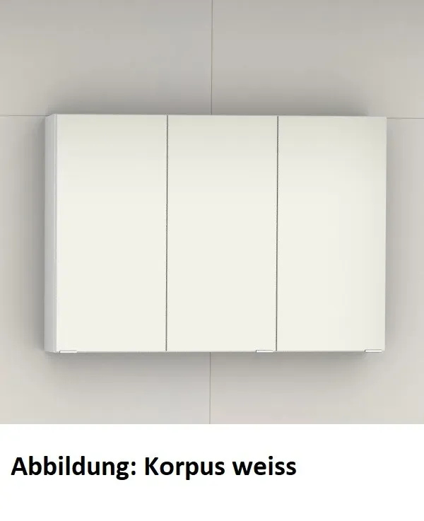 Artiqua Variabler Spiegelschrank , Oxid Hellgrau quer, 070-SEV-3-721 070-SEV-3-721