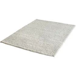 Teppich OBSESSION "My Loft 580", beige (elfenbeinfarben), B:120cm H:23mm L:170cm, Wolle, Viskose, Teppiche, Handweb Teppich, Obermaterial: 50% Wolle, 50% Viskose, handgewebt