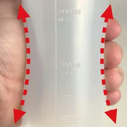 Araven klare tropffreie Soßenflasche 50cl