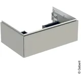 Geberit Waschtischunterschrank 1 Schublade 74 x 26,6 x 47 cm Greige Matt