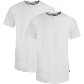 Jockey T-Shirt aus Baumwolle im 2er-Pack, Weiss, XL