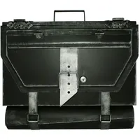 HMF Antik Aktentasche silber