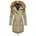 Wintermantel S 36 grau kieselgrau Oberstoff 100 Baumwolle Futter 100 Polyester Wattierung 100 Polyester Ärmelfutter 100 Polyester Kunstpelz 90 Polyacryl 10 Polyester tailliert ca