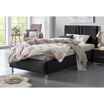 Westfalia Schlafkomfort Elba 100 x 200 cm Kaltschaummatratze | H2 | ohne LED-Beleuchtung Microfaser schwarz