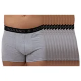 Paolo Renzo Paolo Renzo® Hipster Boxershorts 12 Stück - Größe XL - Dunkelgrau